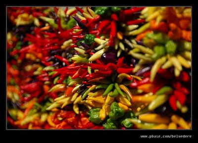 Hanging Peppers, Pike Place Market, Seattle