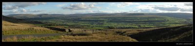 Wensleydale Panorama from Askrigg Moor, North Yorkshire
