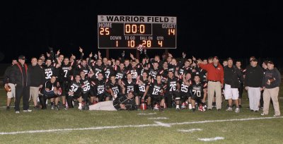 2010 Football vs St Joesph (W 25 - 14)