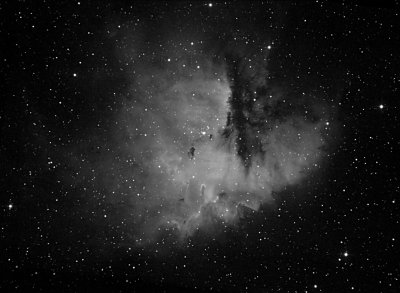 NGC 281, The Pacman Nebula in Ha