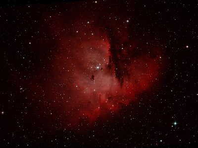 NGC 281, The Pacman Nebula in Ha + OIII
