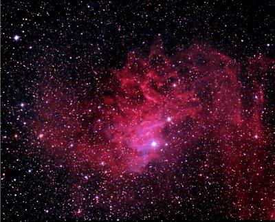 IC 405, The Flaming Star Nebula