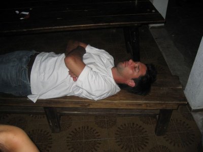 Manu's had a bit too much to drink...