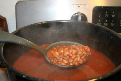 A Bowl of Chili will Warm You up on a 12 degree Day!!