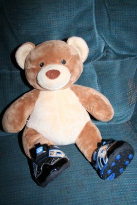 Sometimes a Teddy Bear has to Wear Shoes   :*)