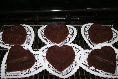 Chocolate Brownie Hearts