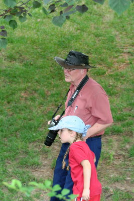 Grandpa Taking Granddaughter Sighting ~