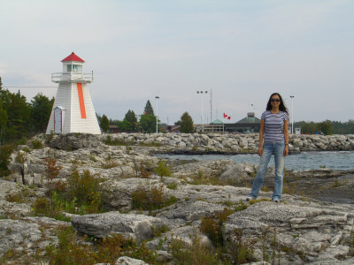 BruceTrail 2008 Tracy on Manitoulan Island