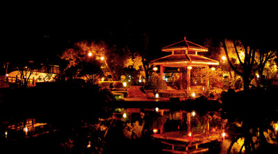 China Yangshuo at night