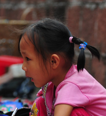 Girl in Fenghuang studying