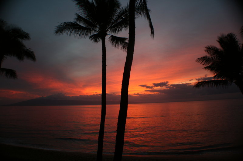 Our first nite sunset