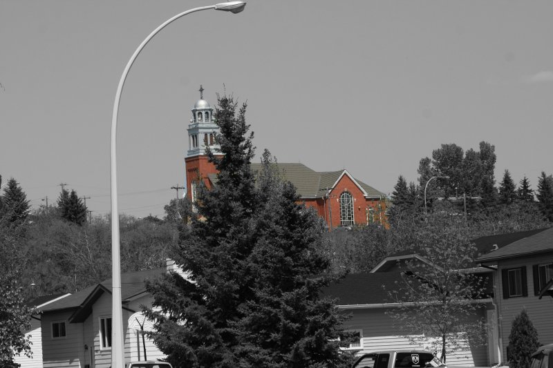 Church atop the hill