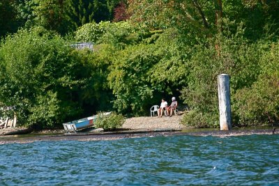 Watching the boats go by