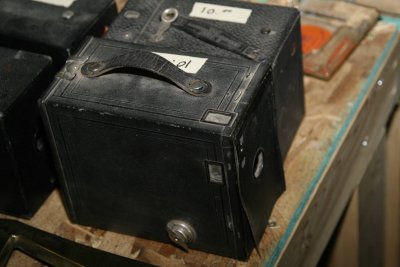 Old box cameras