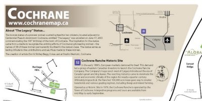 Map of Cochrane area