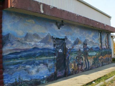 Old mural in town