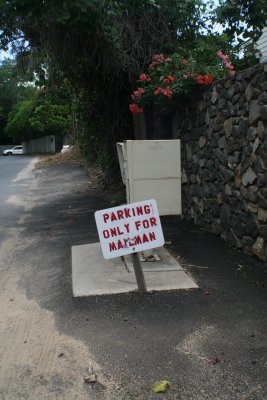 Mailman Parking Only