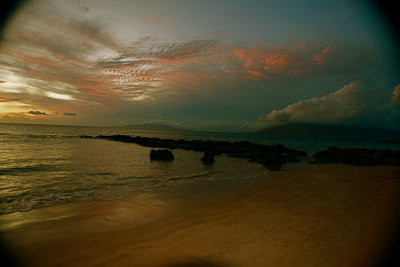 Sunset show on Kamaole Beach III