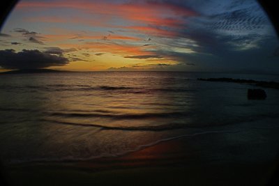 Sunset show on Kamaole Beach III