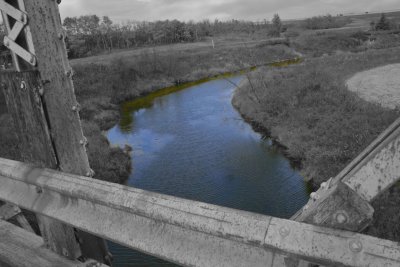 Country bridge creek