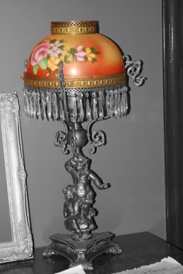 Very ornate lamp