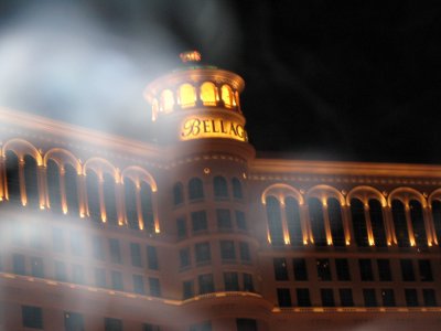 Bellagio through the smoke