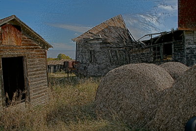 Old farm sheds-Treatment 3