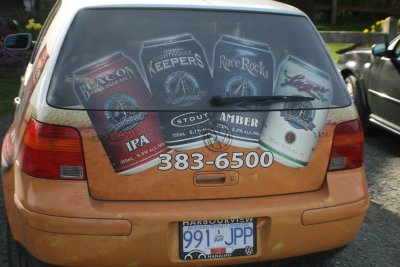 OK...he either really likes beer....or he's got beer...:o)