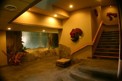 Entry to the spa areas