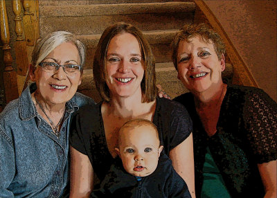 As close to 4 generations as we could get.