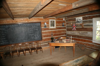 The old classroom...one room fits all