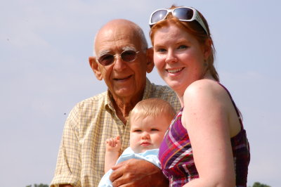 Grandpa with Great Grand Daughter