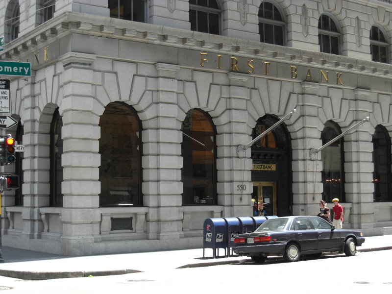Where Bank of America originally started; then called Bank of Italy, onMontgomery St.