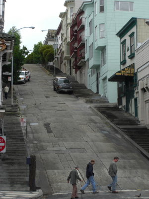 Stairs, North Beach, Broadway and Kearney Sts.