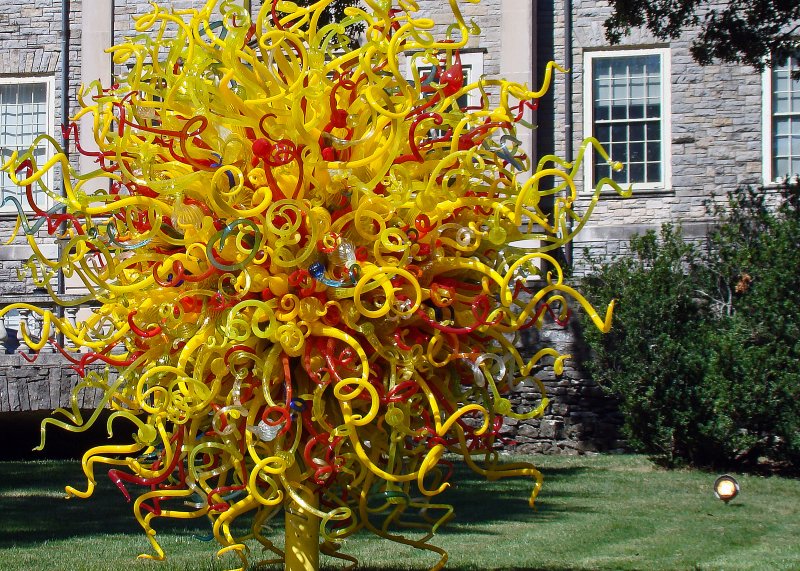 Chihuly art at Cheekwood