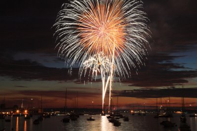 Fireworks over Newport, RI