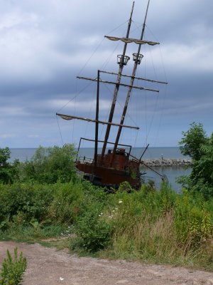 ''The Pirate Ship''  La Grande Hermine (former ferry La Marjolaine)