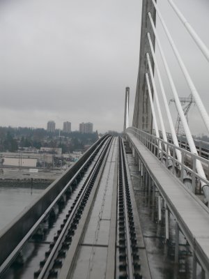 Skytrain Bridge to YVR