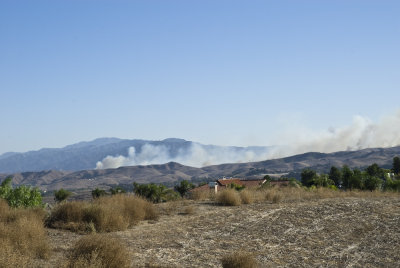 Triangle Complex fire November 2008 - Ground