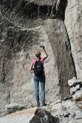 Kat at base of El Capitan