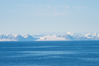 Sailing by Spitzbergen