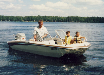 '74 GT156 with Evinrude V4 85 hp