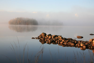 Morgenstemning ved søen