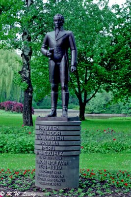 The Statue of Simon Bolivar