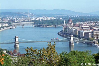 The view of the Danube from Gellmrt Hill 02