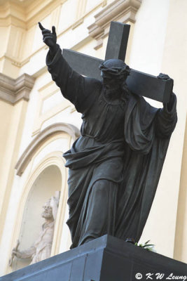 The statue of Christ Carrying the Cross, Church of the Holy Cross