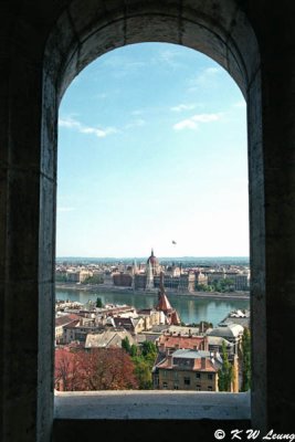 The scene of Budapest from Fishermens Bastion 04