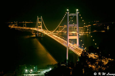 Tsing Ma Bridge @ night 01