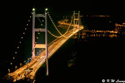 Tsing Ma Bridge @ night 02