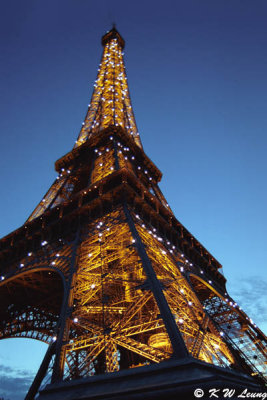 Paris - The Eiffel Tower at evening 02